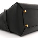 Grained Calfskin Mini Belt Bag Black