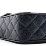 Caviar Quilted CC Shoulder Bag Navy