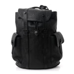 Taurillon Monogram Christopher PM Backpack Black