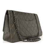 Metallic Aged Calfskin Quilted 2.55 Reissue 226 Flap Dark Gold
