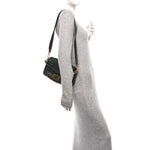 Nappa FF 1974 Embossed Baguette Black