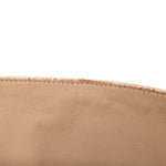 Caviar Quilted Jumbo Double Flap Beige Clair