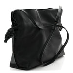 Nappa Medium Flamenco Knot Bag Black
