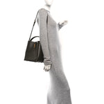 Shiny Calfskin Le 37 Bucket Bag Deep Musk