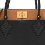 Calfskin Monogram On My Side Black