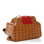 Visetos Medium Stark Logo Stripe Backpack Cognac Red