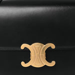 Shiny Calfskin Teen Triomphe Black