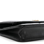 Lambskin Quilted Chanel 19 Wallet On Chain WOC Black