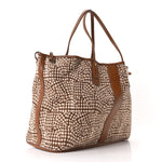 Visetos Large Liz Reversible Shopper Tote Cognac