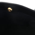Calfskin Cerf Executive Shopper Tote Black
