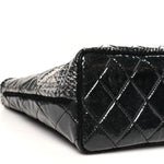 Vinyl Funny Tweed Patchwork Tote Grey