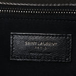 Crinkled Calfskin Matelasse Monogram Medium Niki Chain Satchel Storm