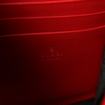Calfskin Matelasse GG Marmont Chain Wallet Hibiscus Red