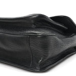 Grained Lambskin Monogram Large Niki Chain Satchel Black
