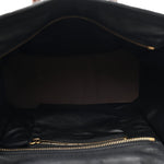 Canvas Smooth Calfskin Micro Tri-Color Luggage Natural Black Tan