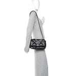 Lambskin Quilted Medium Chanel 19 Flap Black