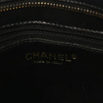 Caviar Quilted Medallion Tote Black