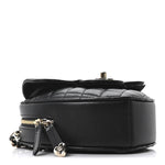Lambskin Quilted CC In Love Heart Bag Black