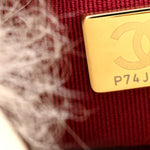 Fantasy Fur CC Mini Flap Bag White