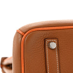 Togo Horseshoe Birkin 35 Gold Orange