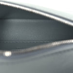 Grained Calfskin Extra Pocket Mini Pouch Minty Breeze