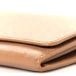Vitello Move Metal Oro Chain Wallet Caramel