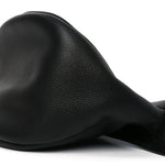 Grained Calfskin Large Slouchy Banana Bag Black