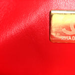 Lambskin Quilted Small Flap Red