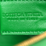 Lambskin Maxi Intrecciato Mini Cassette Camera Bag Parakeet