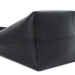 Grained Calfskin Medium N/S Park Tote Black