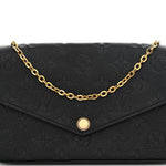 Empreinte Pochette Felicie Chain Wallet Black