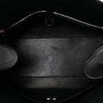 Matte Grained Calfskin EW Margaux Black