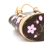 LV X TM Monogram Cherry Blossom Nano Bucket Sakura Brown