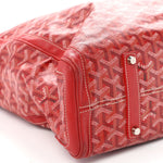Goyardine Voltaire Tote Red