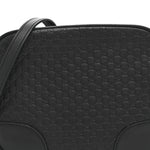 Microguccissima Mini Bree Messenger Bag Black