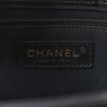 Calfskin Cerf Executive Shopper Tote Black