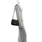 Lambskin Quilted Medium Chanel 19 Flap Black