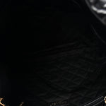 Shiny Calfskin Quilted Chanel 22 Black