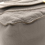 Calfskin Medium Marcie Satchel Cashmere Grey