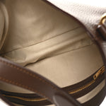 Pebbled Calfskin Monarch Hobo Bag Saddle Brown