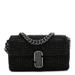 The Rhinestone J Marc Mini Shoulder Bag Black