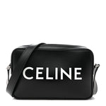 Smooth Calfskin Medium Messenger Bag Black