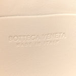 Calfskin Intrecciato Small Castello Bucket Bag White