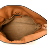 Calfskin Mini Flamenco Knot Clutch Warm Desert