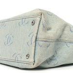 Denim Large CC Tote Light Blue
