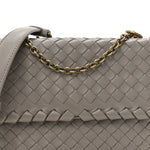Nappa Intrecciato Baby Olimpia Shoulder Bag Shadow