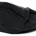 Monogram Large New Ladies Web Hobo Black