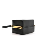 Shiny Calfskin Lana Triomphe Minaudiere Black