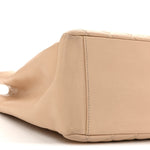 Caviar Quilted Grand Shopping Tote GST Beige Clair
