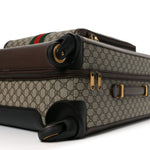 GG Supreme Monogram Web Medium Savoy Trolley Beige Ebony